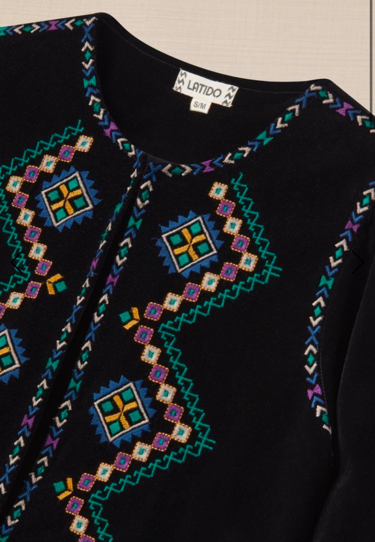 Chaqueta Terciopelo Boho Latido