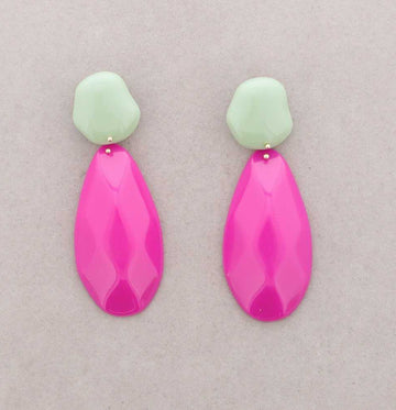 Pendientes Resina Colores