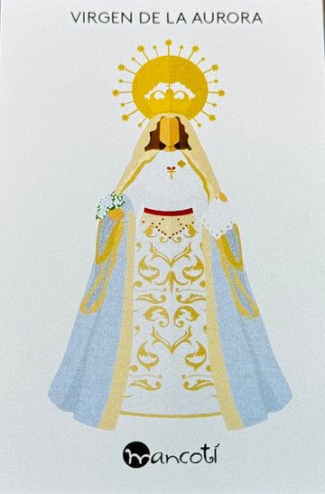 Virgen de la Aurora Gargantilla cadena