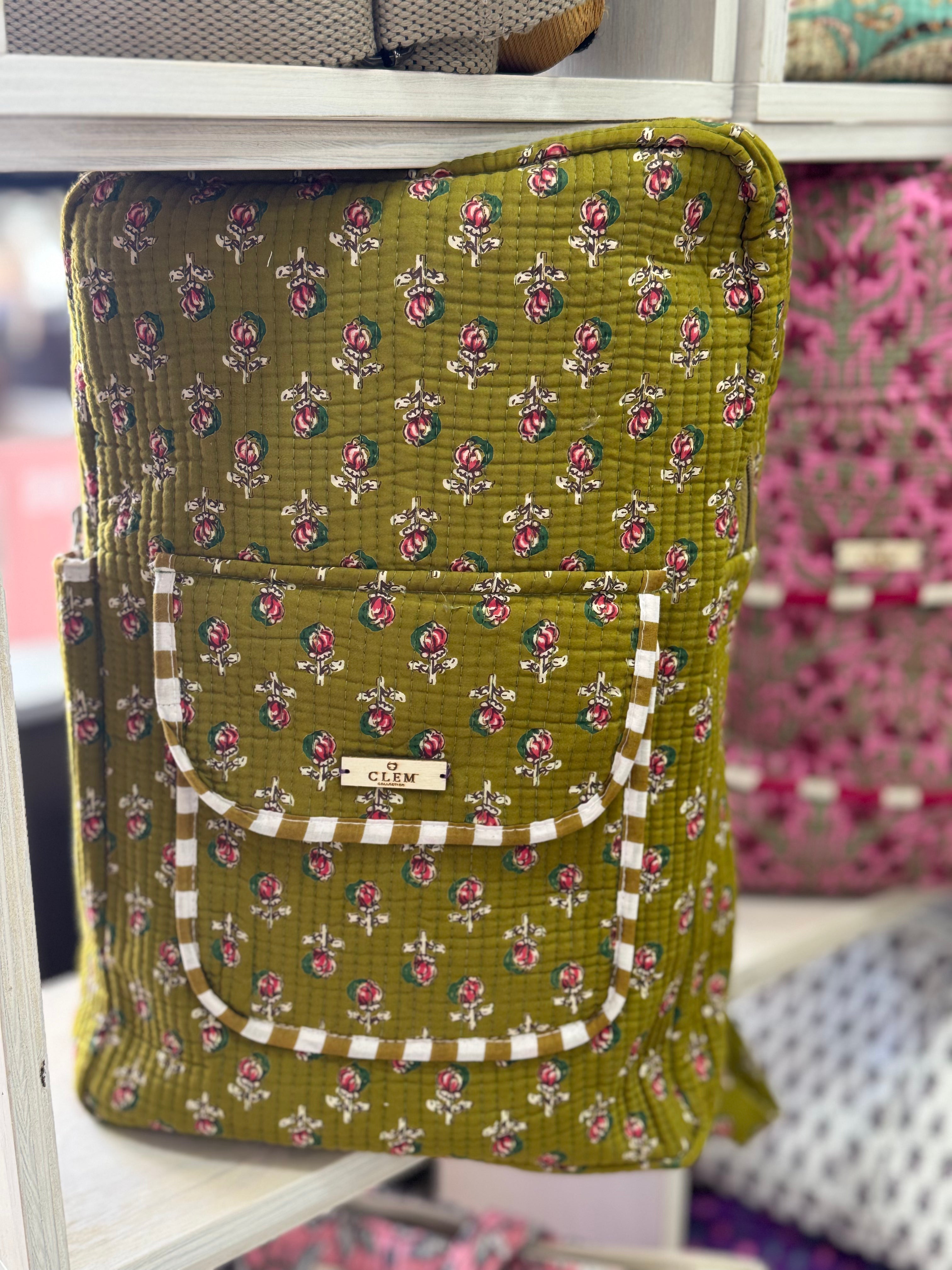 Mochila Acolchada Verde