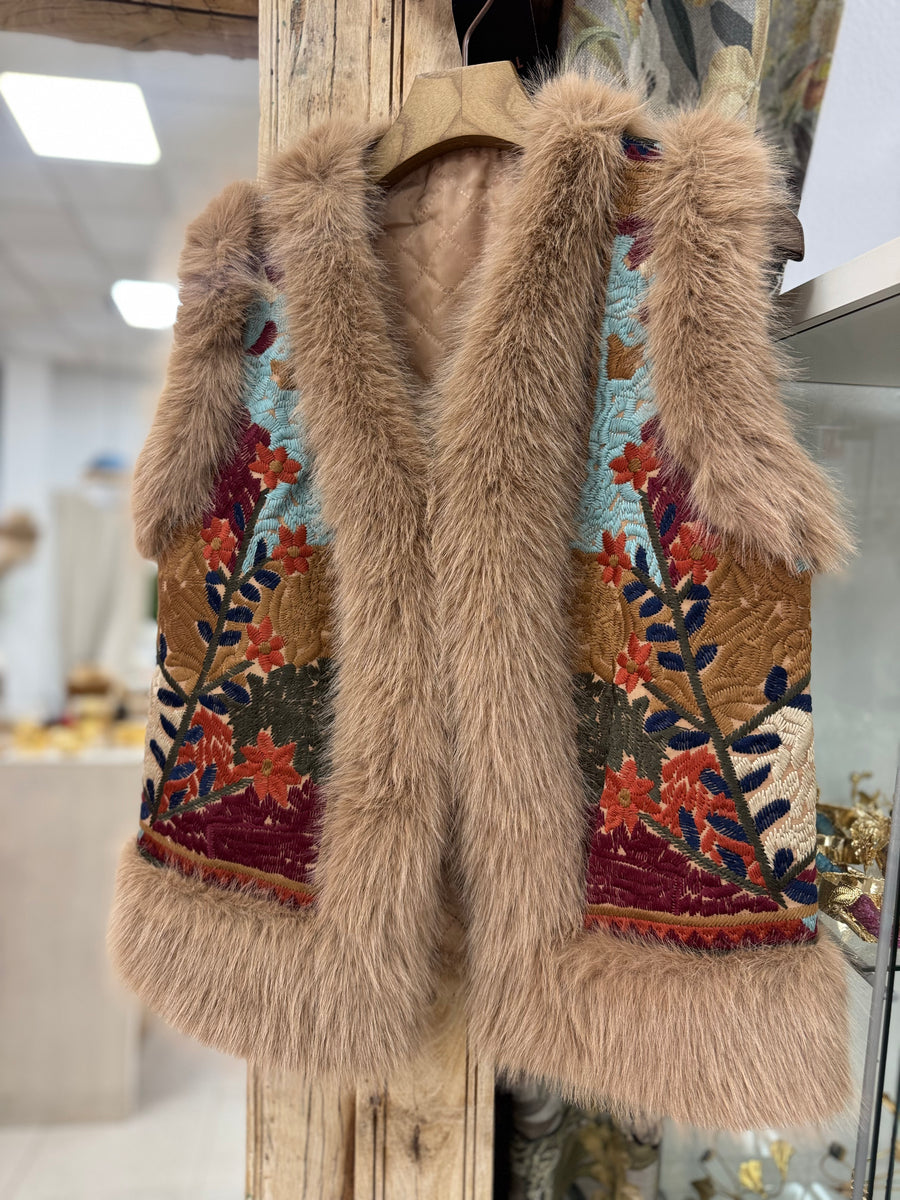 Chaleco Boho Bordado