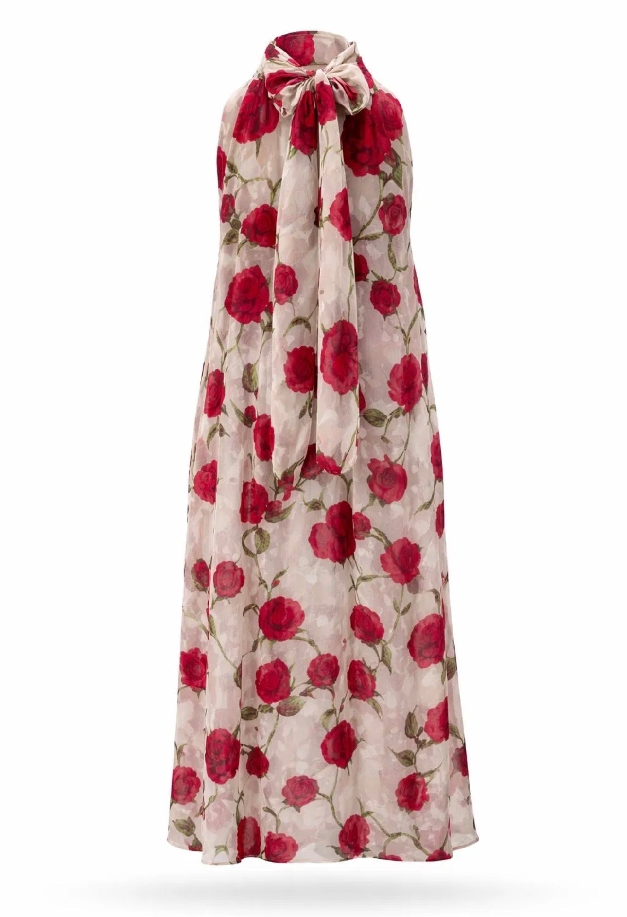Vestido Sedoso Flowers