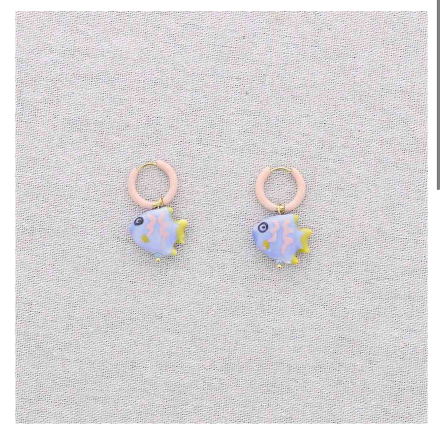 Pendientes Pez Mar