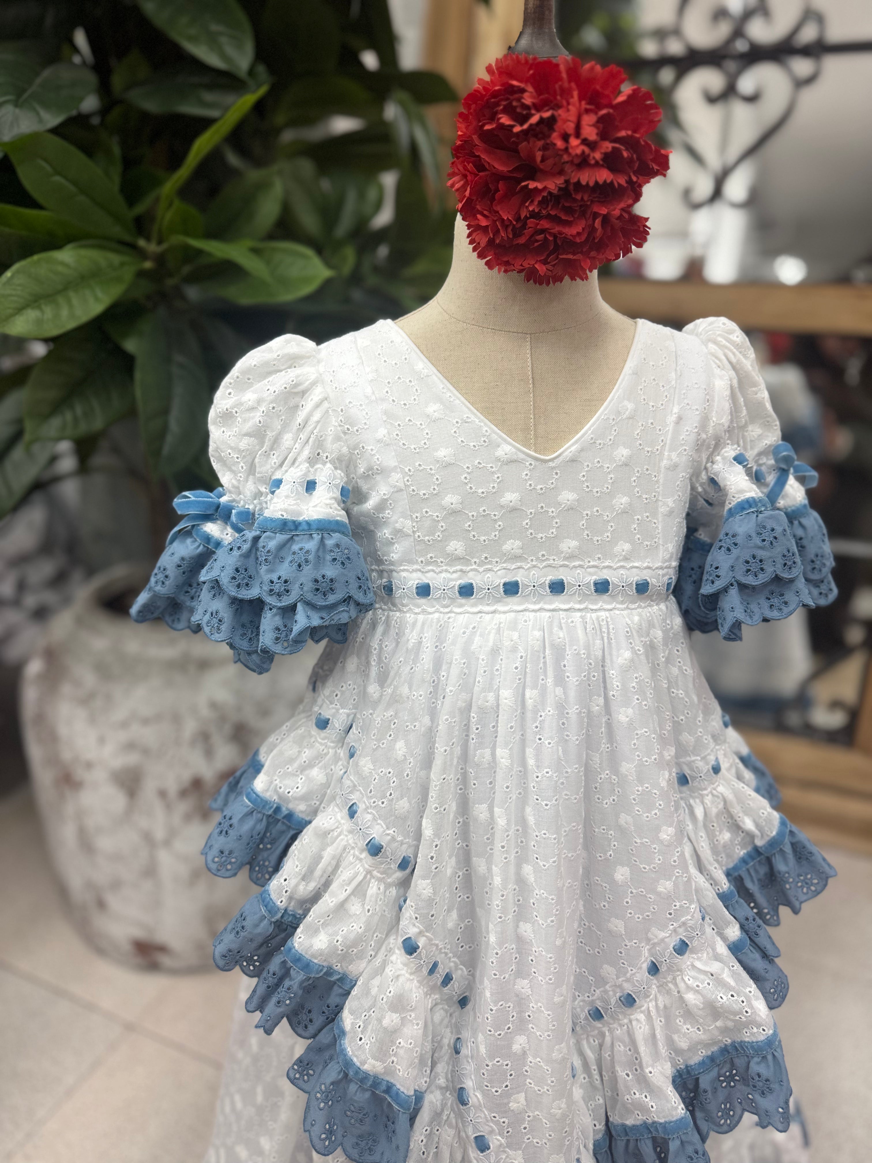 Traje Flamenca Niña Mod.Marisol T.4