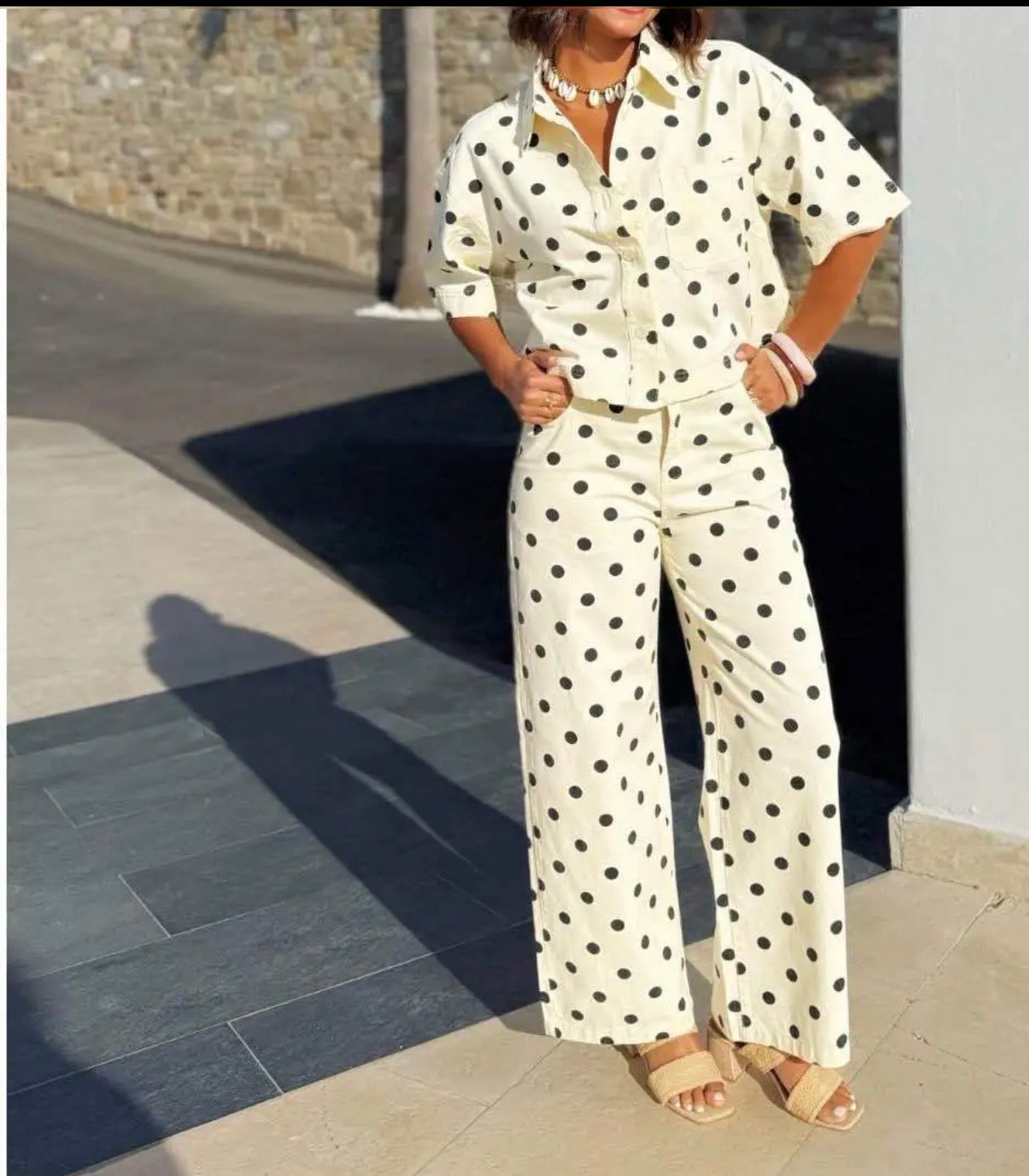 Pantalón Lunar Negro