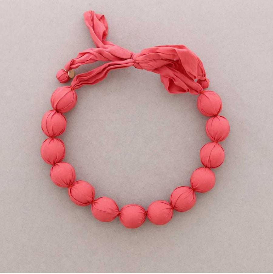 Collar de Bolas Revestidas Colores