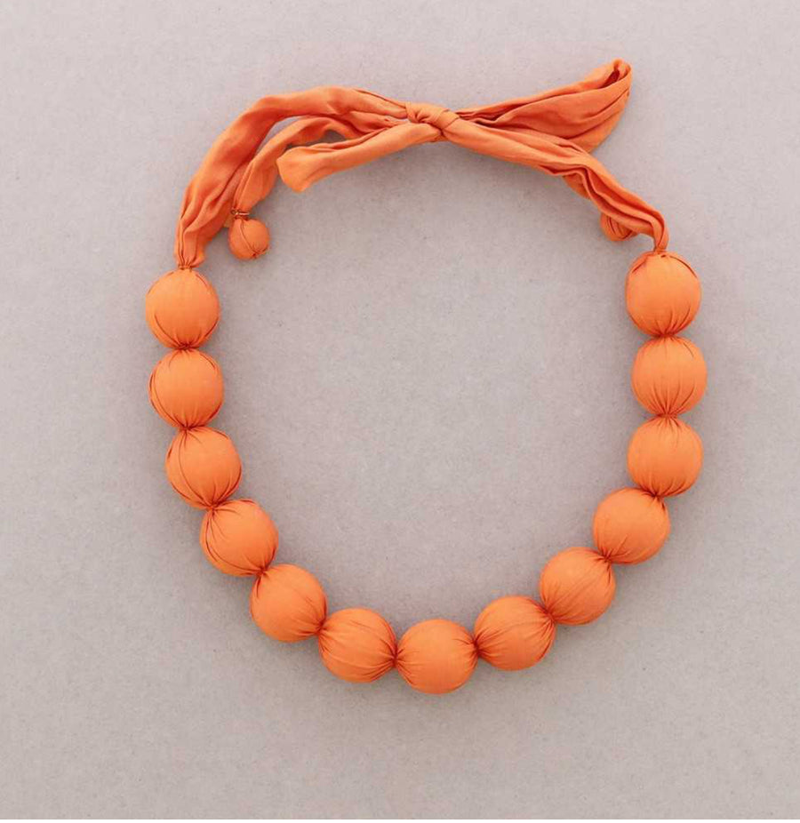 Collar de Bolas Revestidas Colores