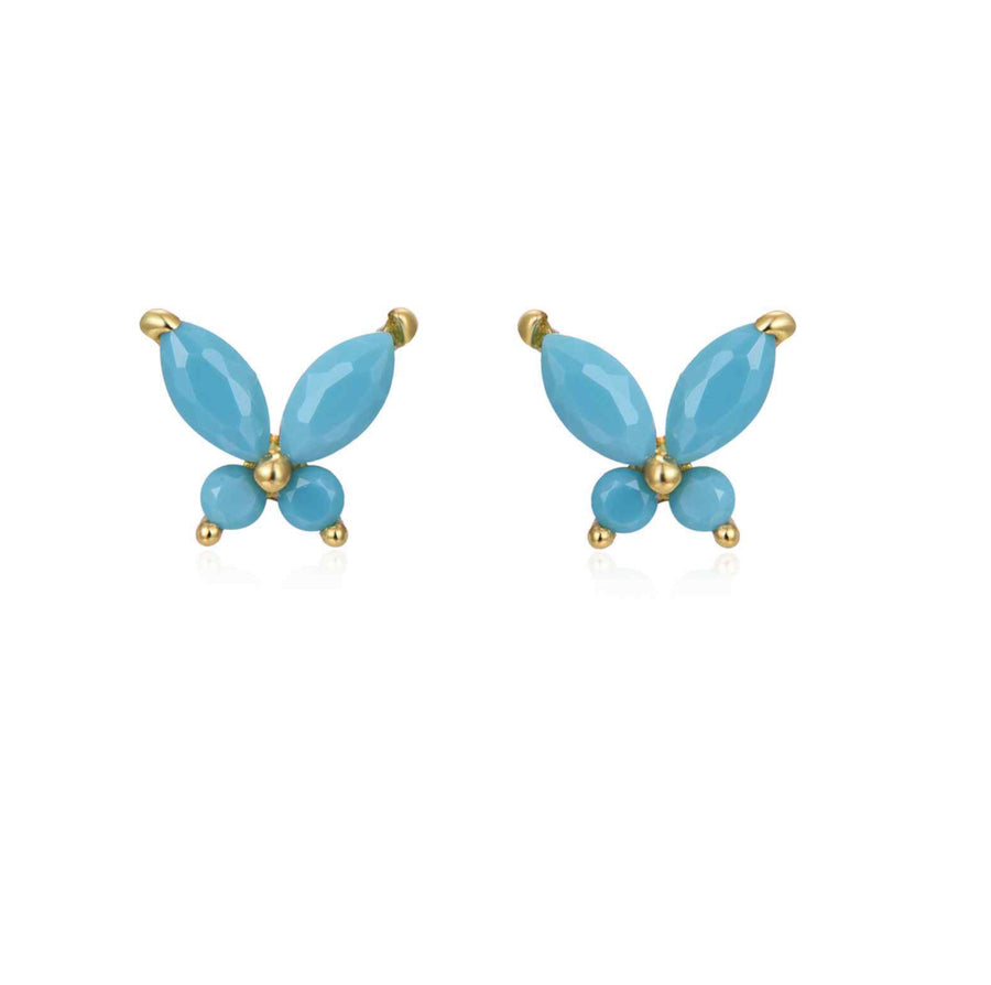 Pendientes Mariposa Turquesa