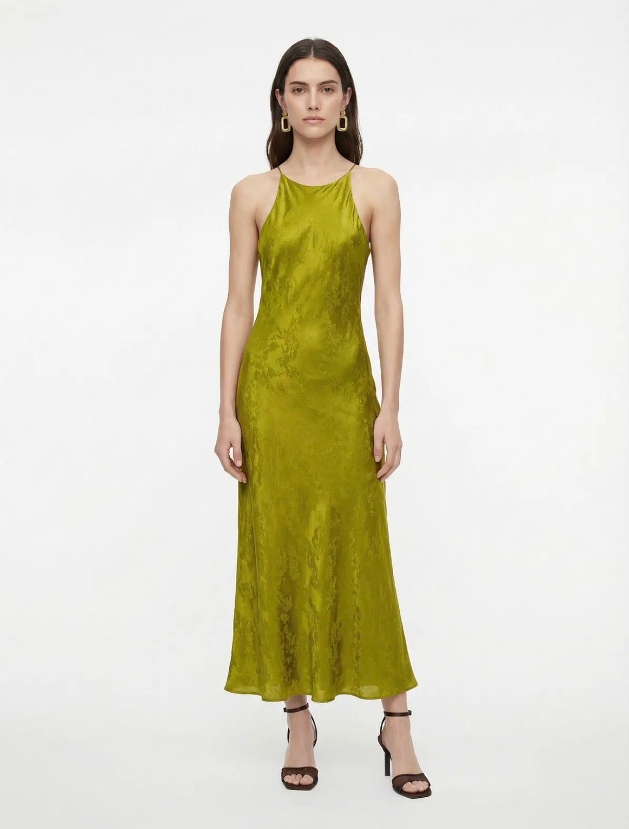 Vestido Jacquard Lima