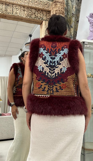 Chaleco Boho Bordado