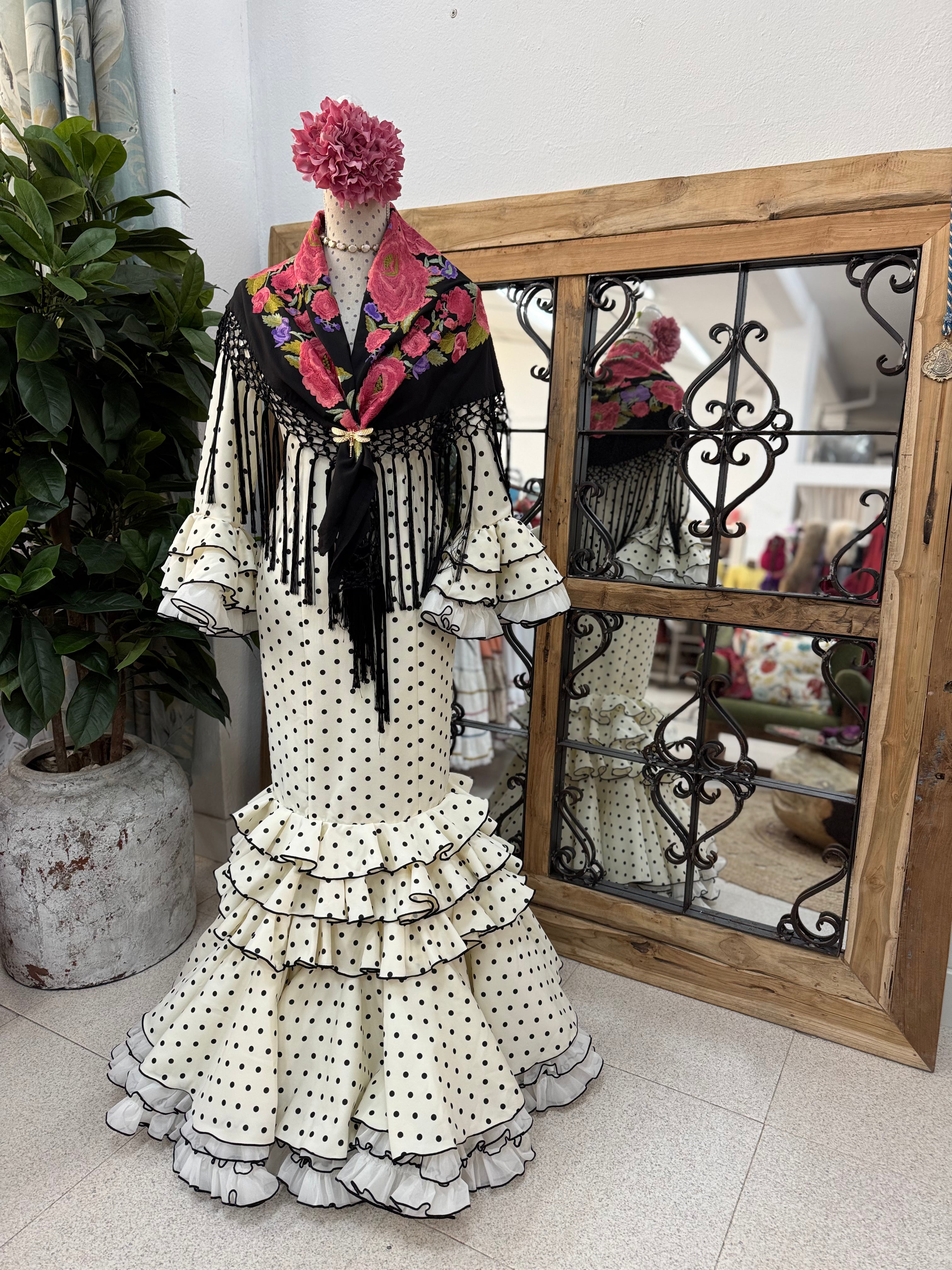 Vestido Macu Beig lunar Negro T.36