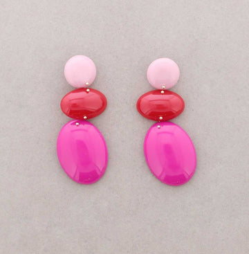 Pendientes Resina Colores