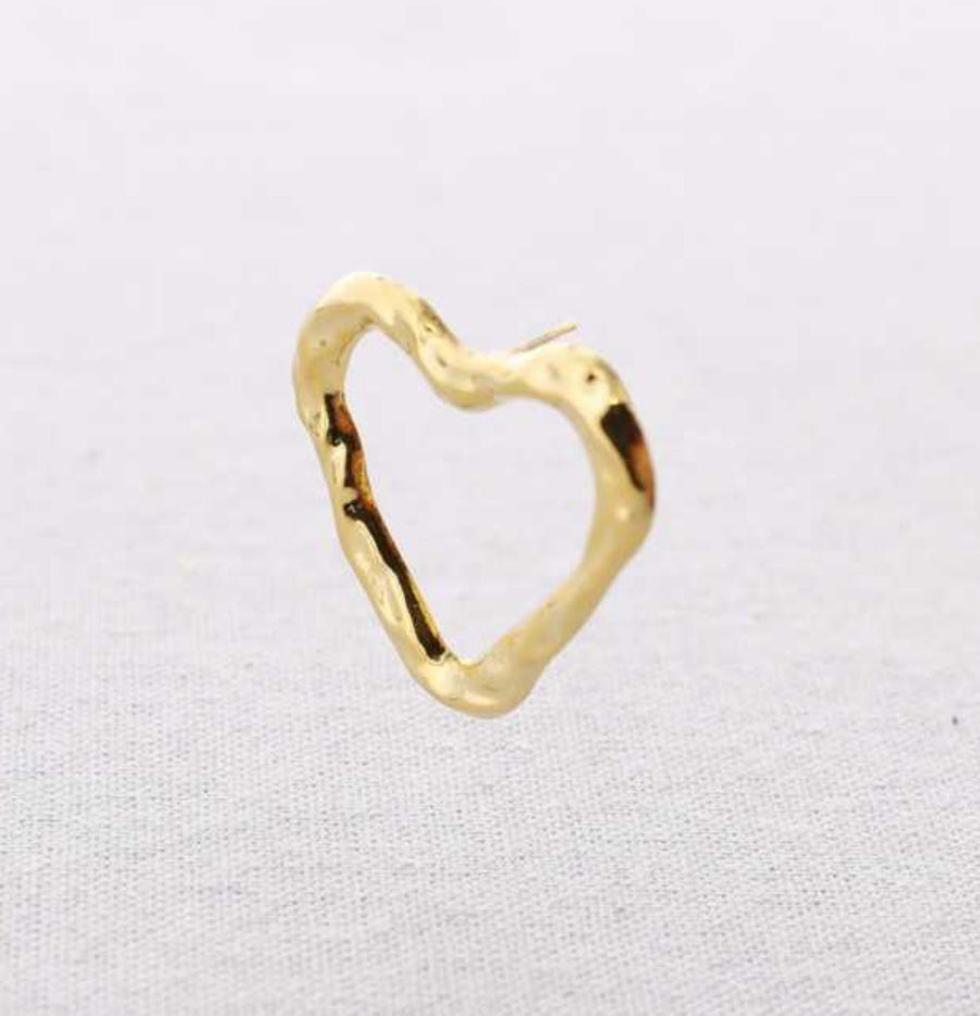 Pendientes Corazón Amartillado