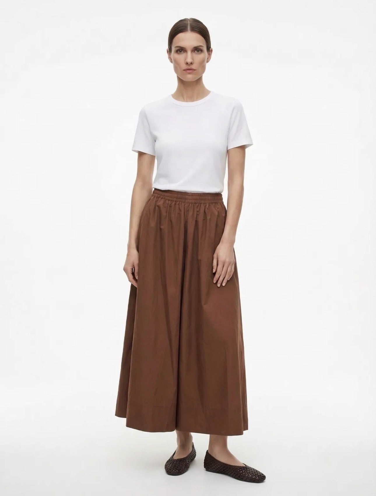 Bermudas Algodón Marrón