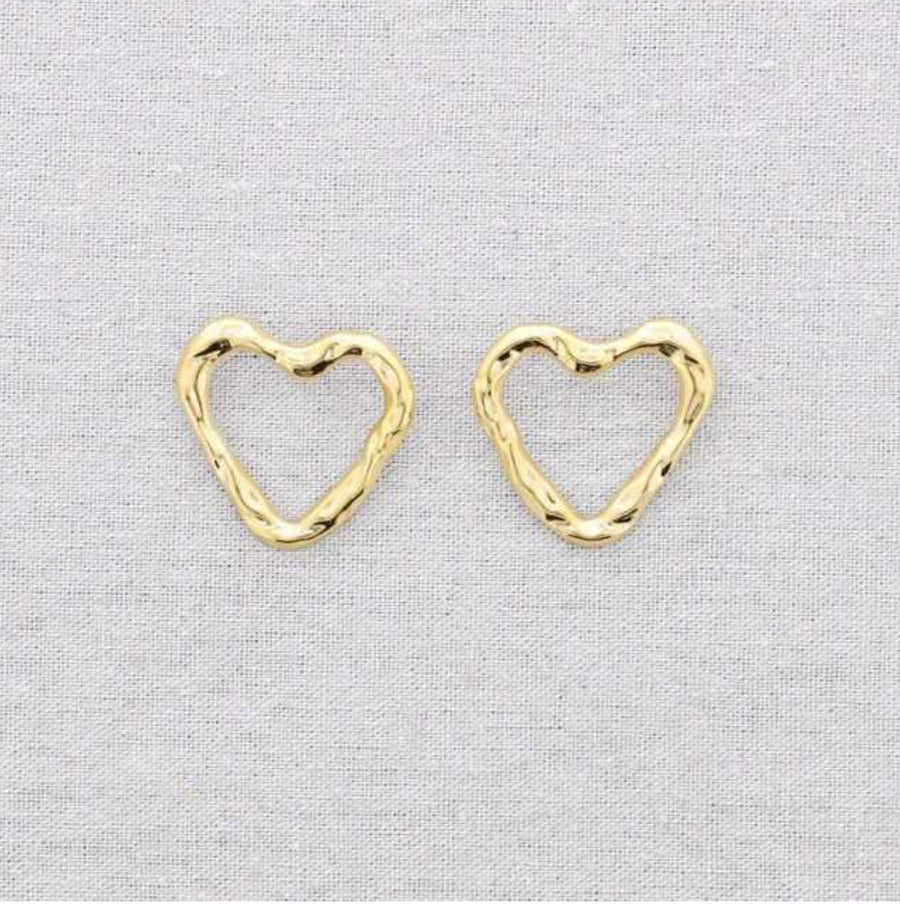 Pendientes Corazón Amartillado