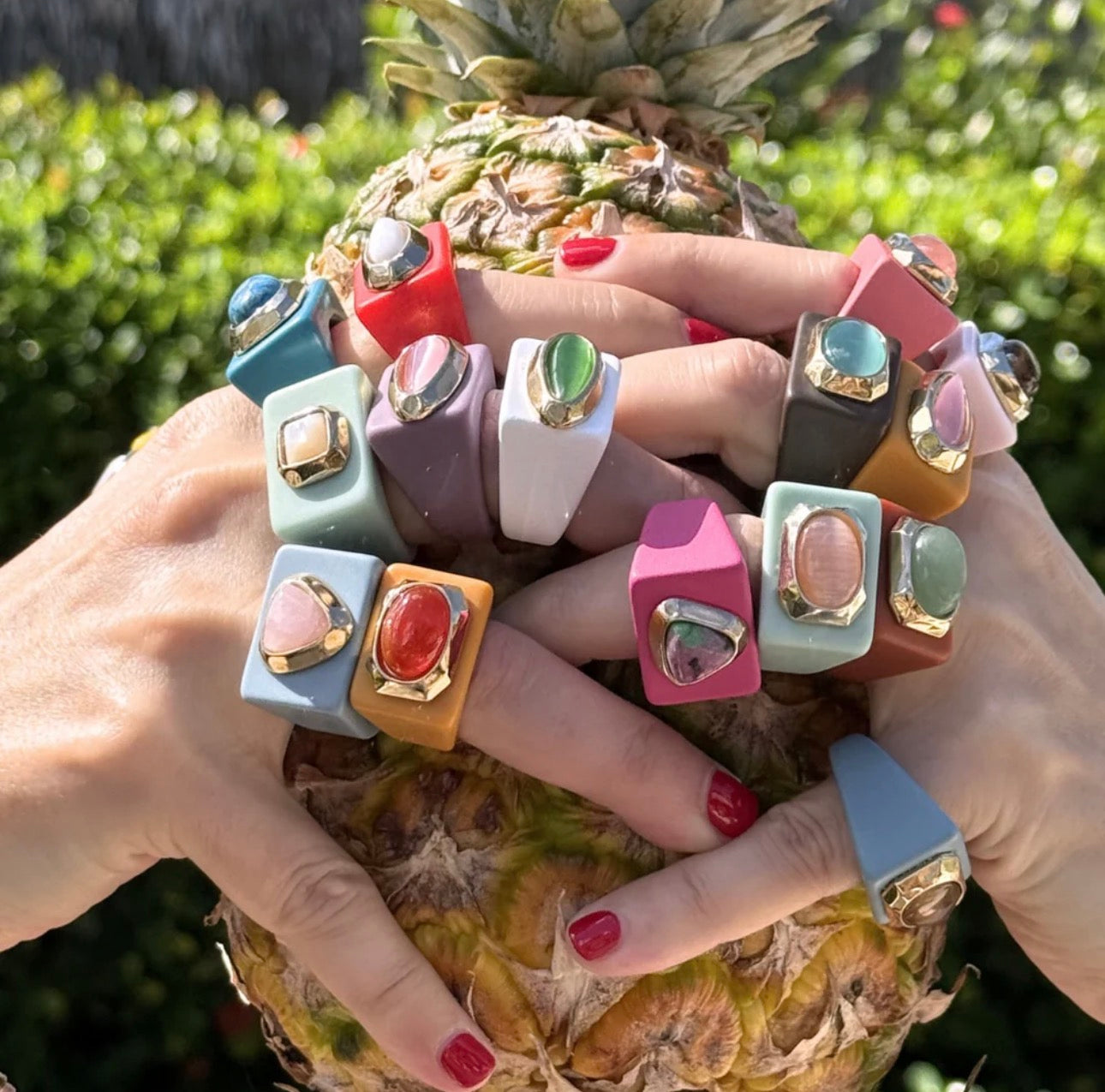 Anillo Hielo con Labradorita gris Émolo