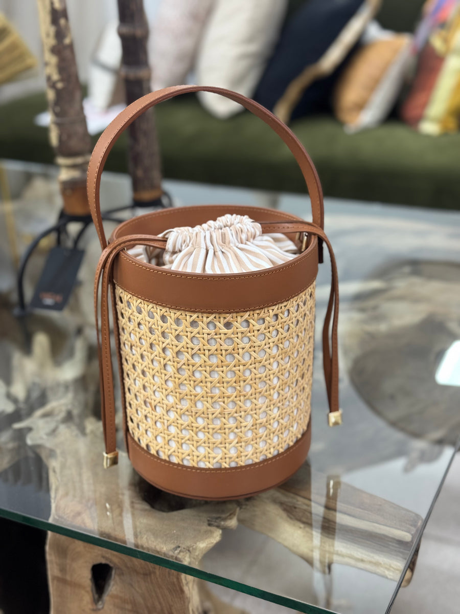 Bolso Piel Ratan Bombín