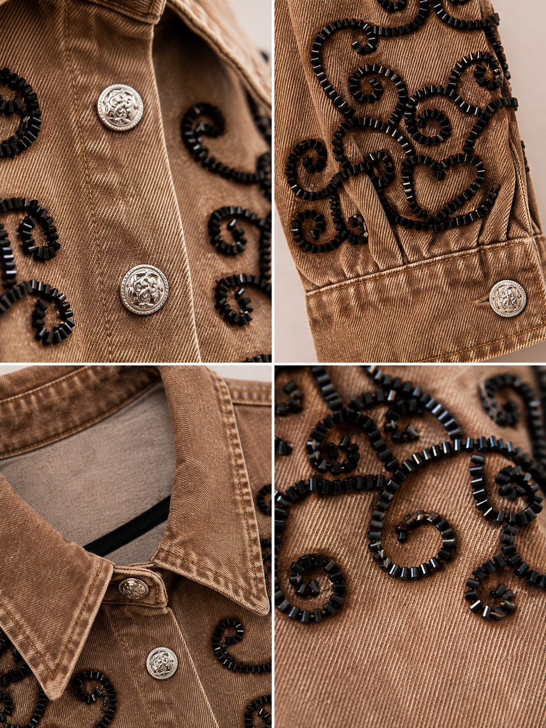 Sobre Camisa Denim Camel Joya
