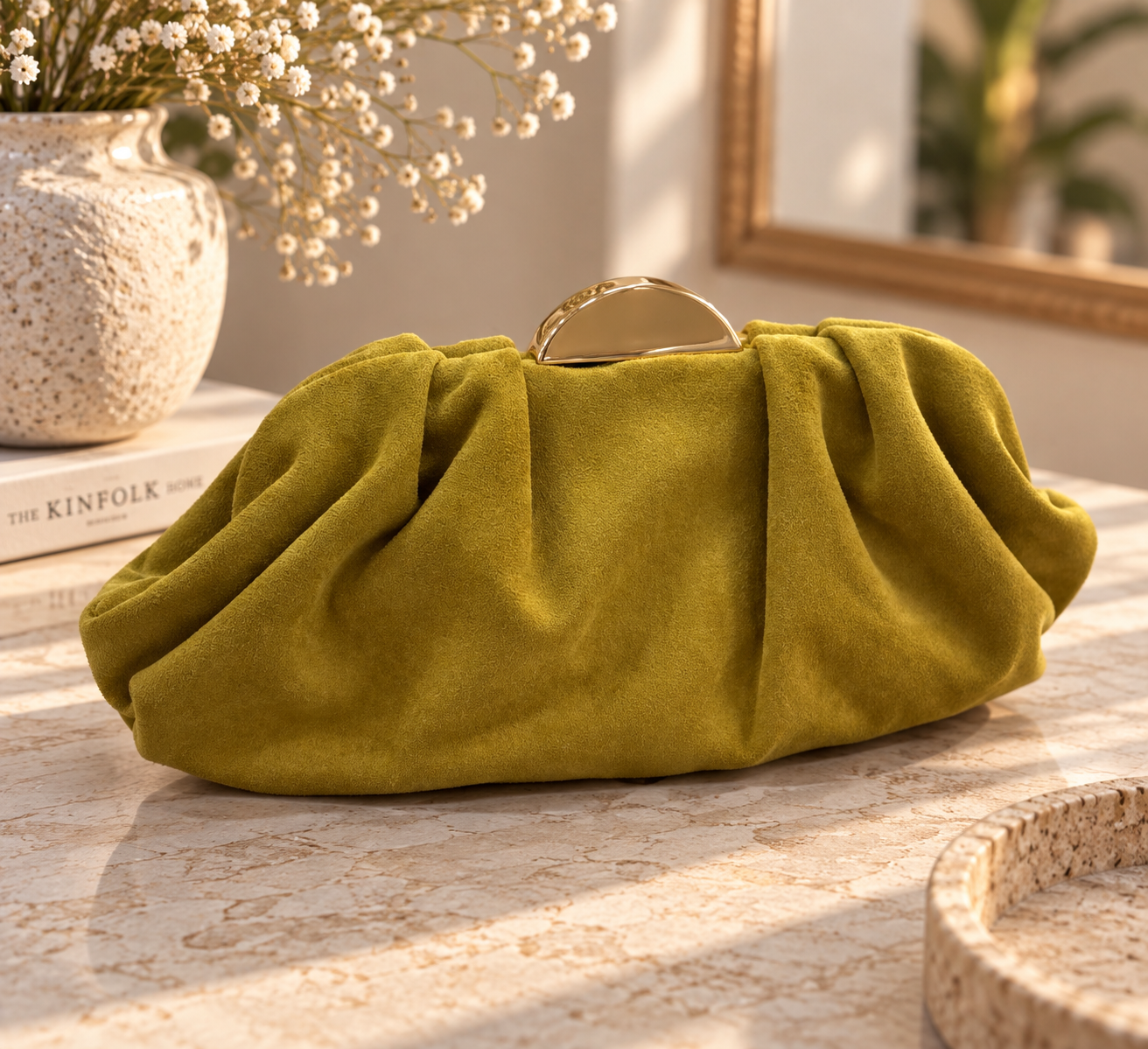 Bolso de Mano Ante Aceite