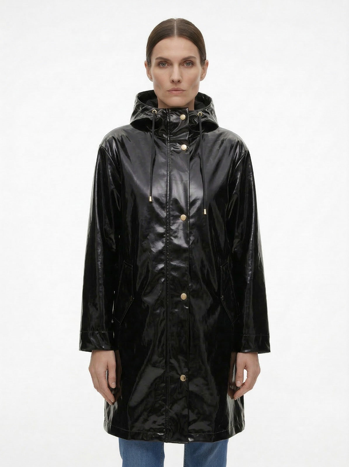 Chubasquero Negro Gold