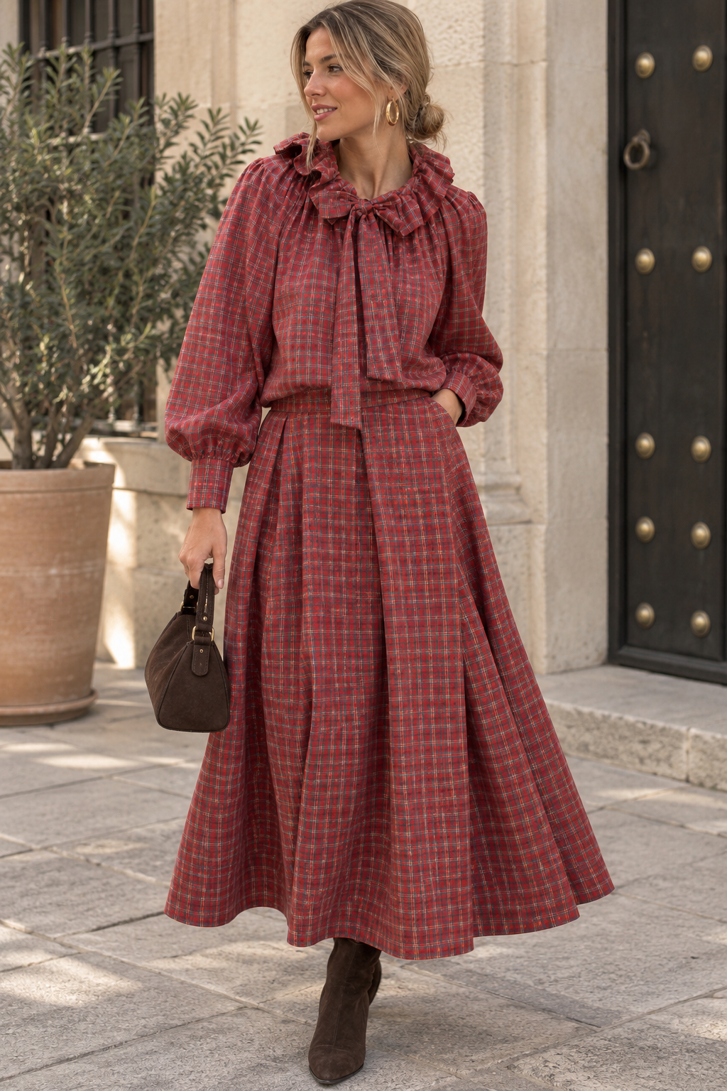Falda de Cuadros British