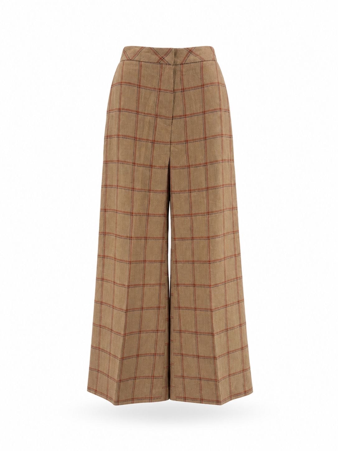 Pantalón Cuadros Lino