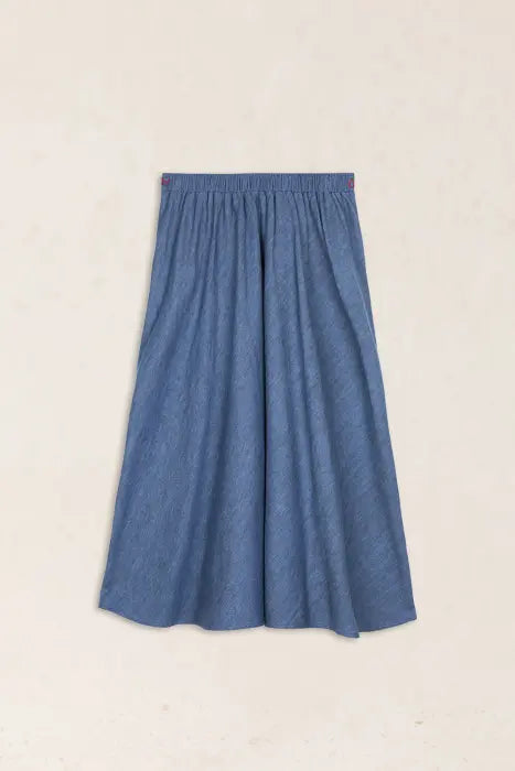 Falda Denim Bordado Latido