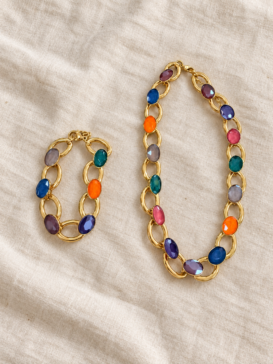 Pulsera Cristales Colores