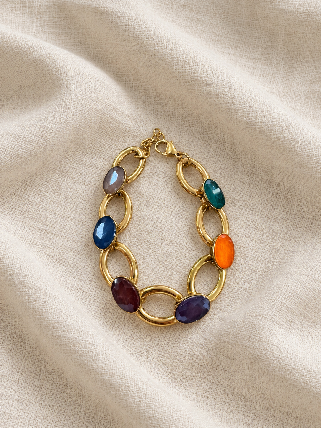 Pulsera Cristales Colores