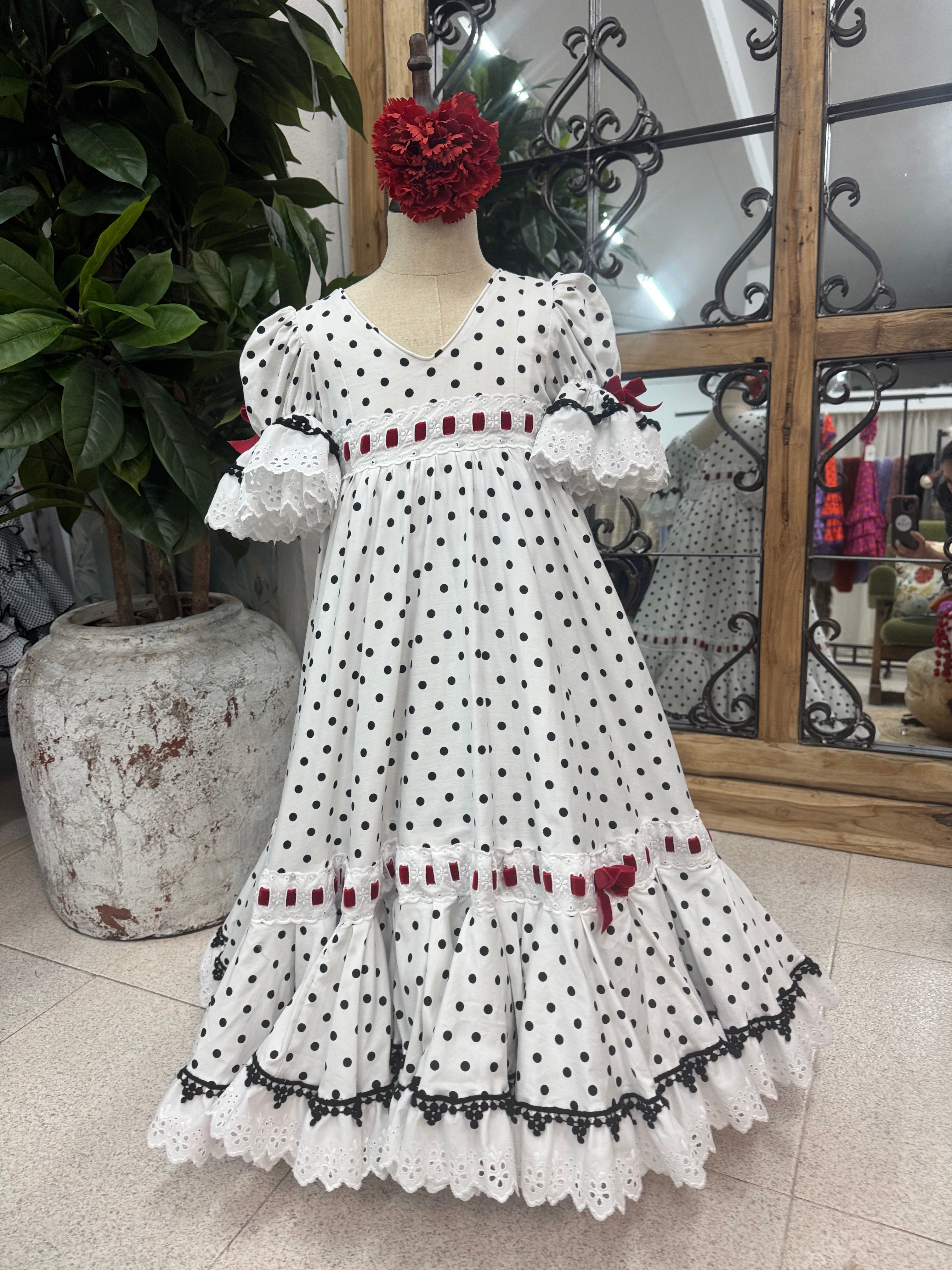 Traje de Flamenca Niña Mod. María T.4
