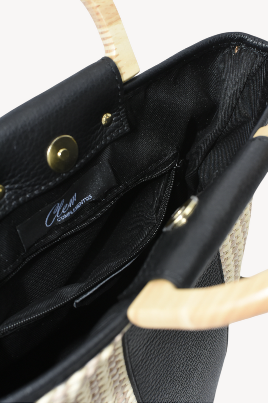 Bolso Rafía Piel August