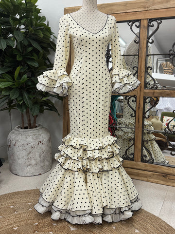 Vestido Macu Beig lunar Negro