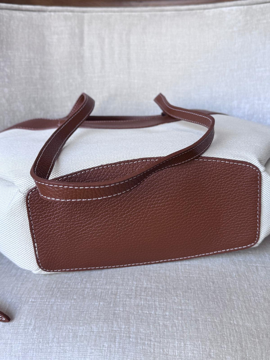 Bolso Piel Terracota Camel