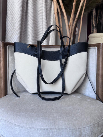 Bolso Piel Panamá Terracota Negro