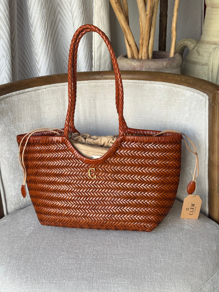 Bolso Piel Trenzada Akila