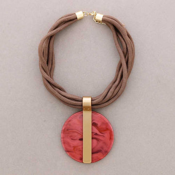 Collar Resina Medallón