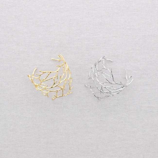 Brazalete Coral Plata lo