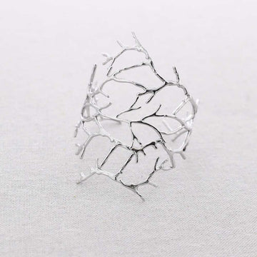 Brazalete Coral Plata
