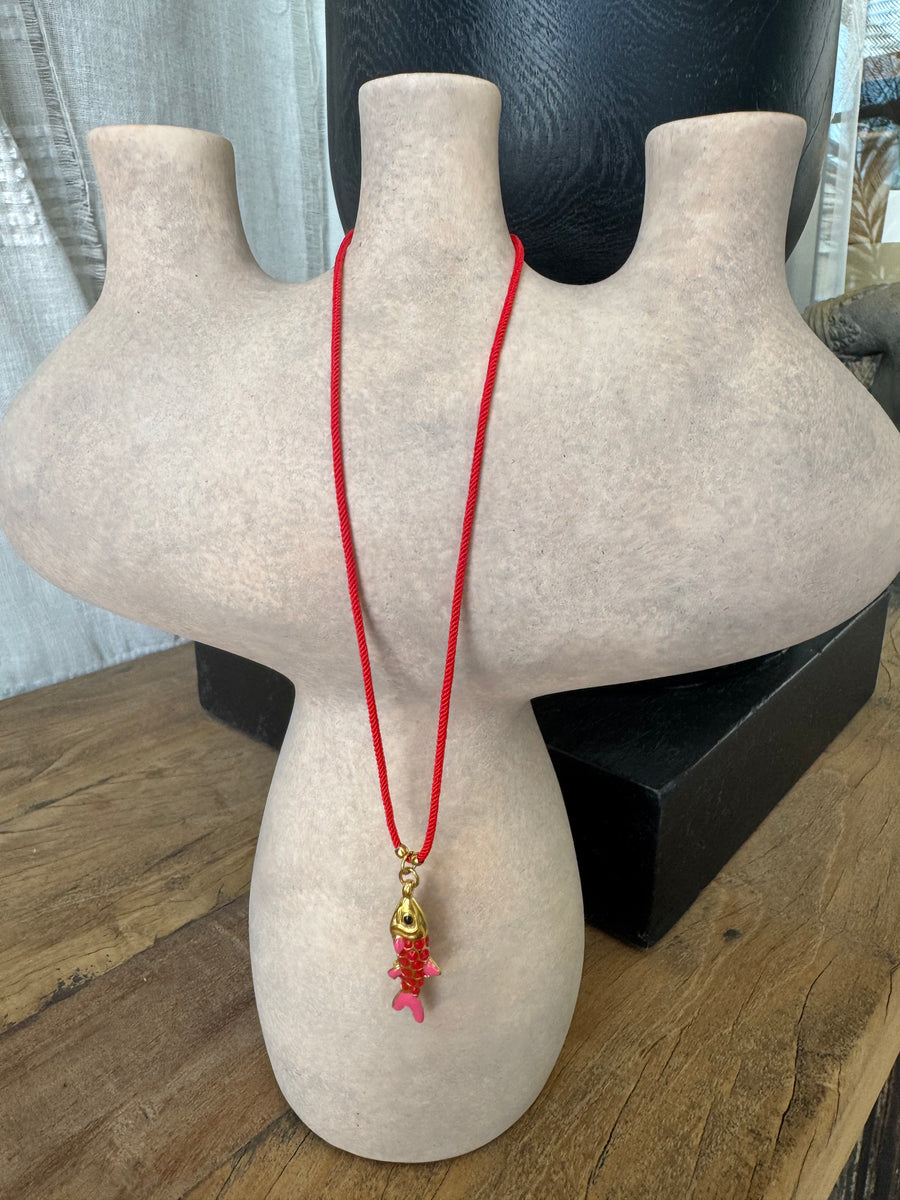 Colgante Sardina Rojo