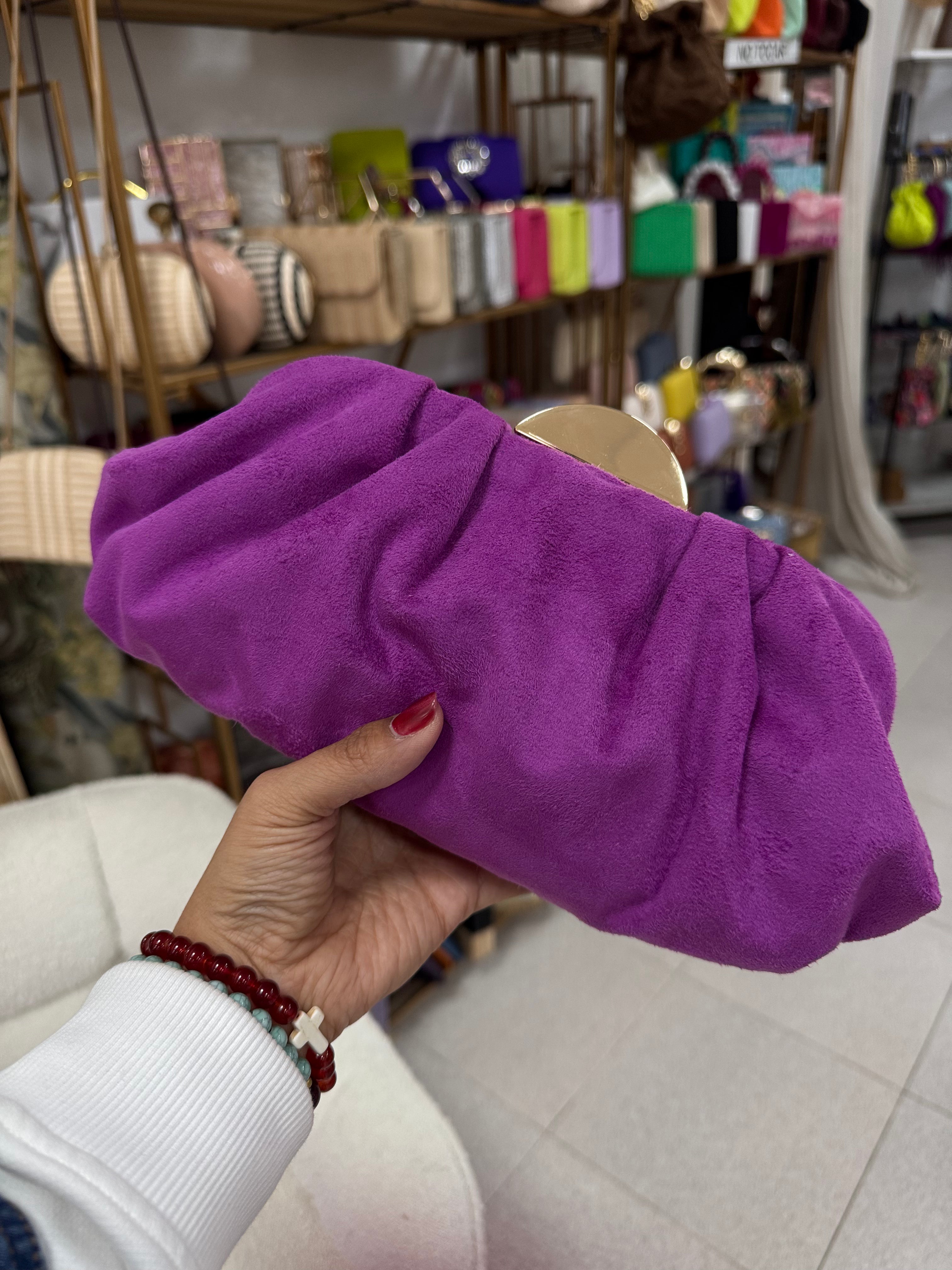 Bolso de Mano Ante Buganvilla