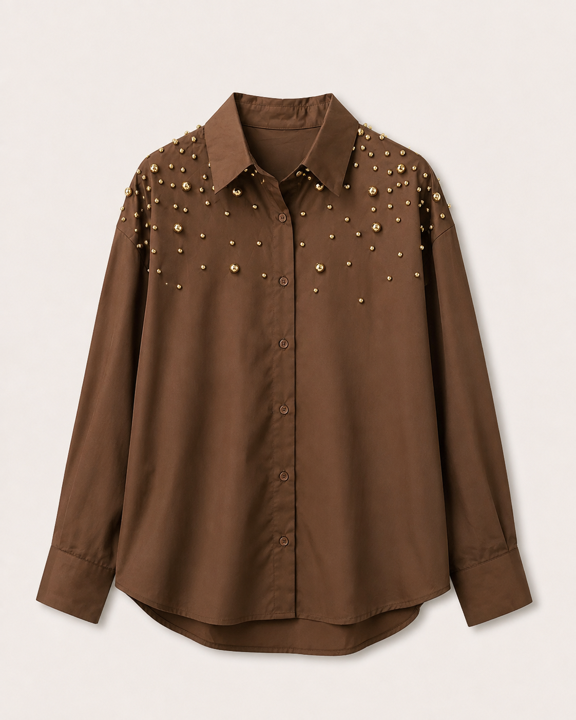 Camisa Detalles Dorados