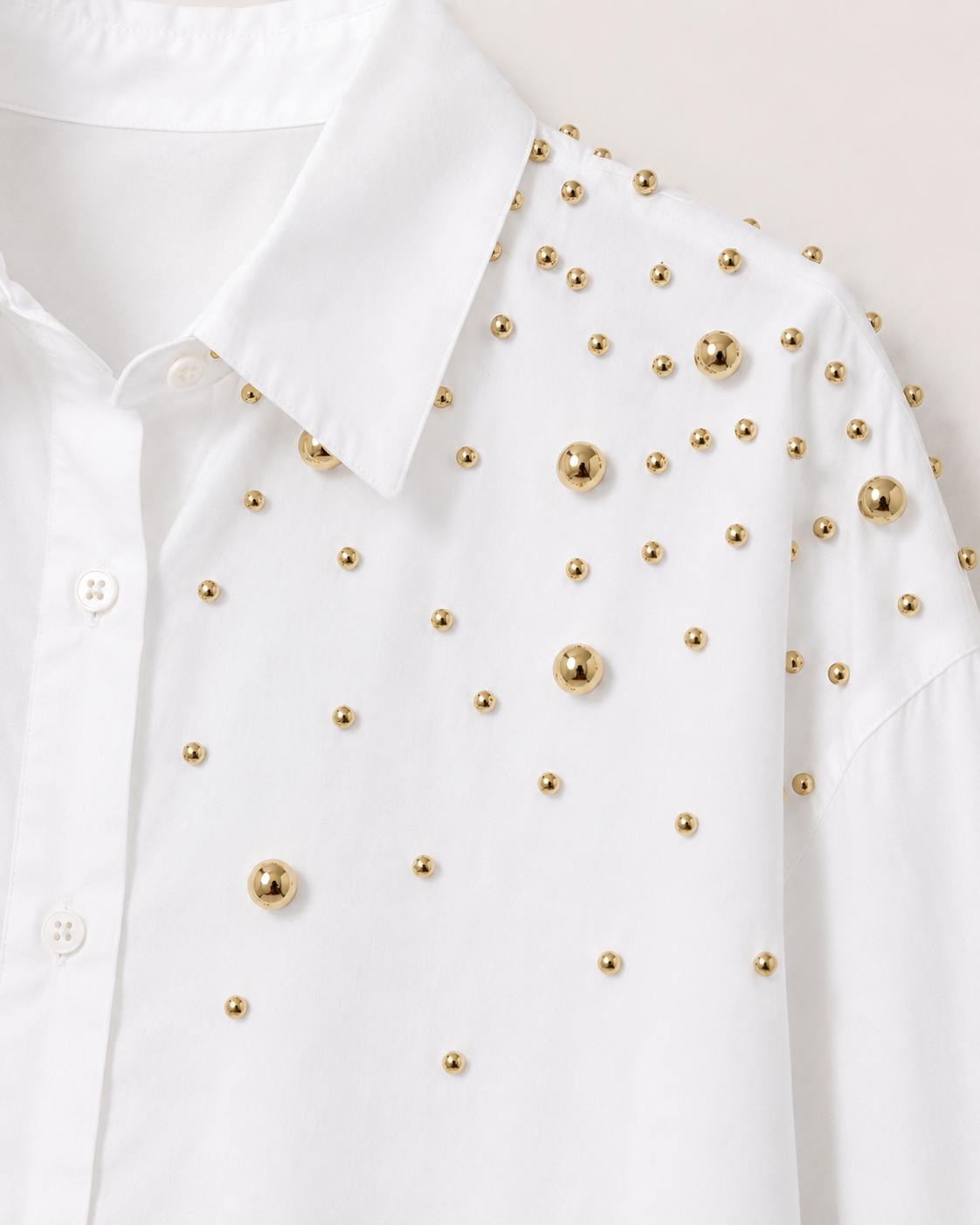 Camisa Detalles Dorados