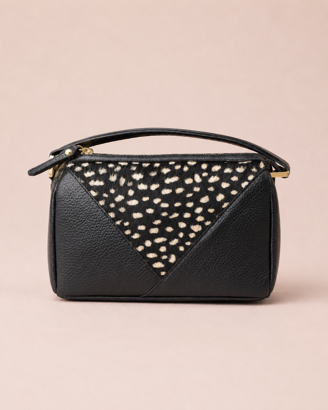 Bolso Piel Potro Negro