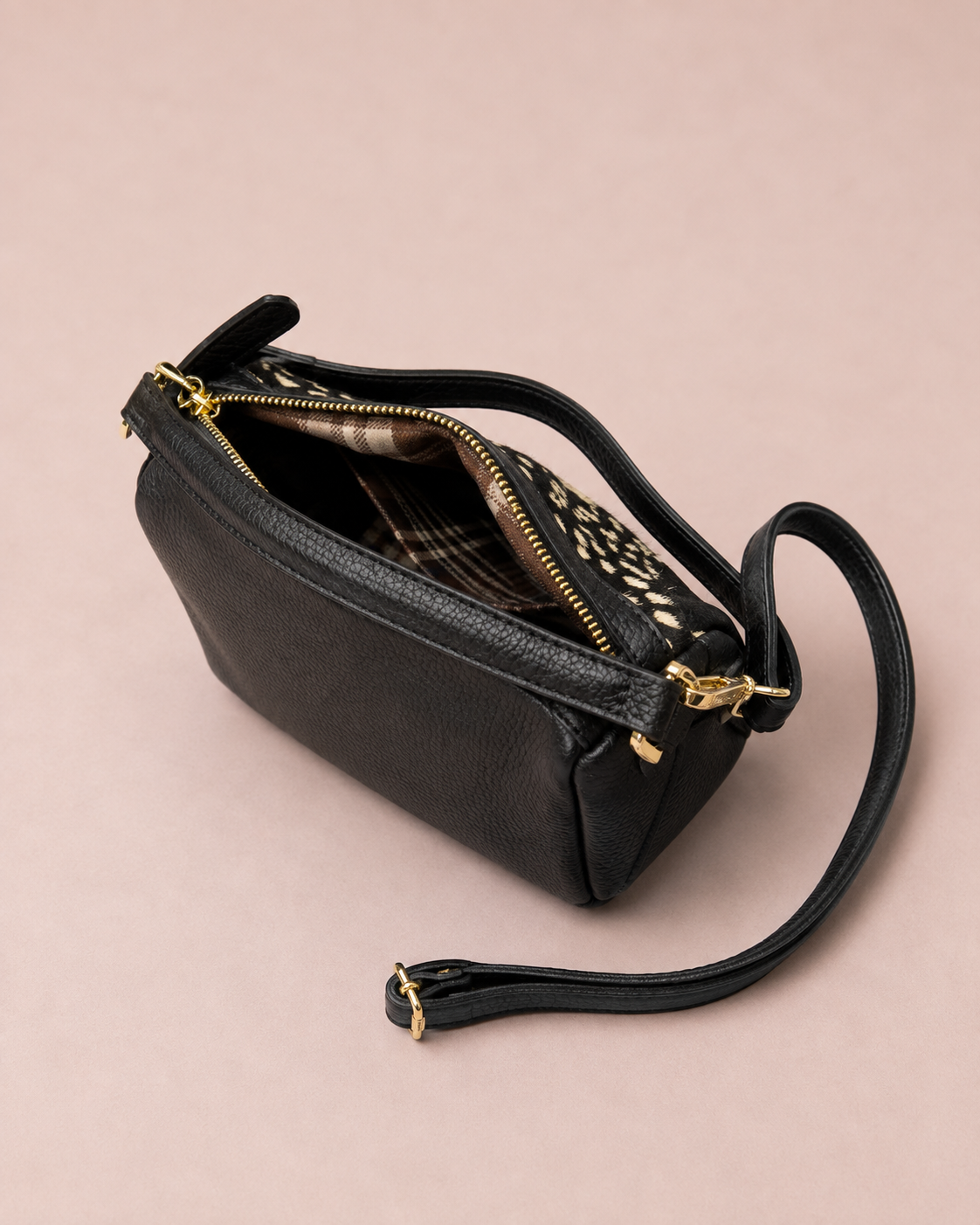 Bolso Piel Potro Camel