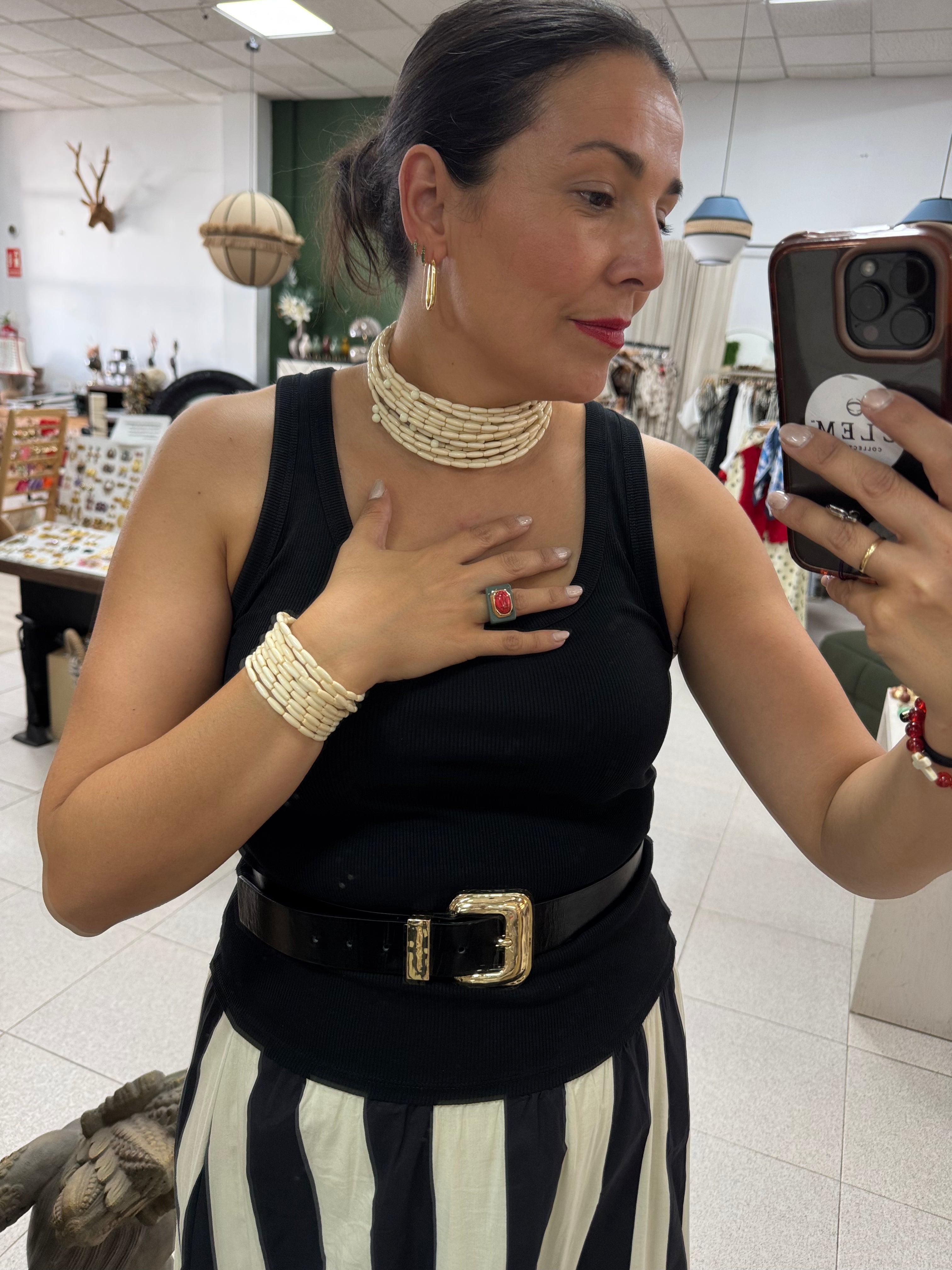Choker Multi Resina + Pulsera