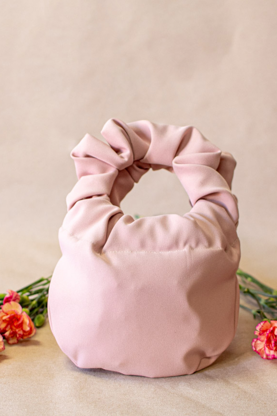 Bolso Bambú Rosa Nude