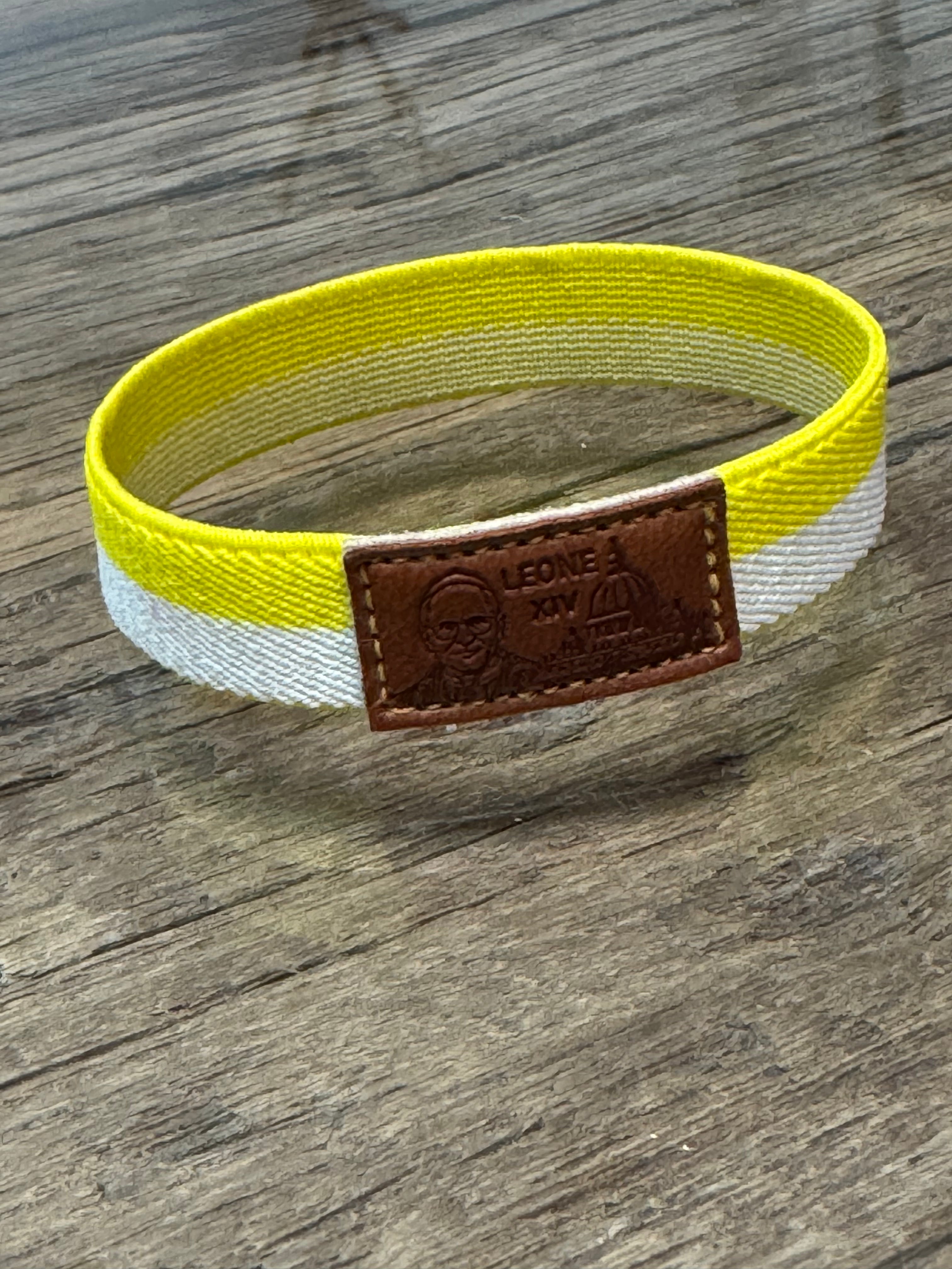 Pulsera Elástica Piel Papa León XIV