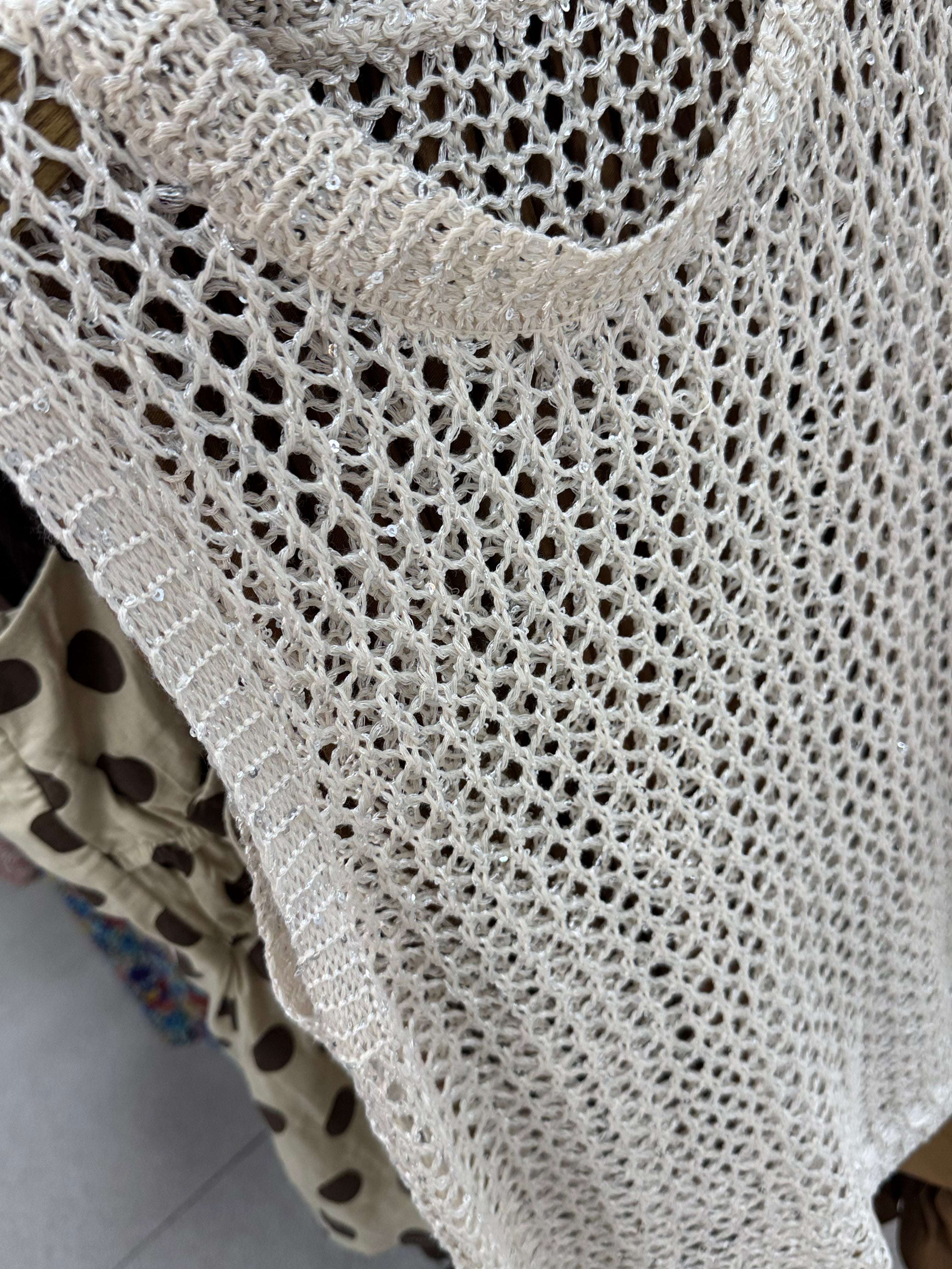 Top Crochet Paillet