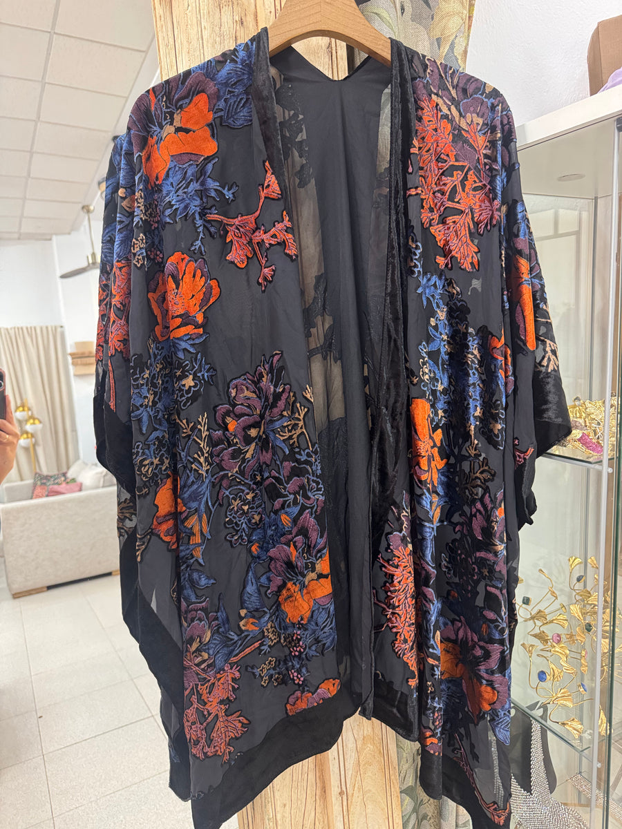 Kimono Gasa y Terciopelo TU