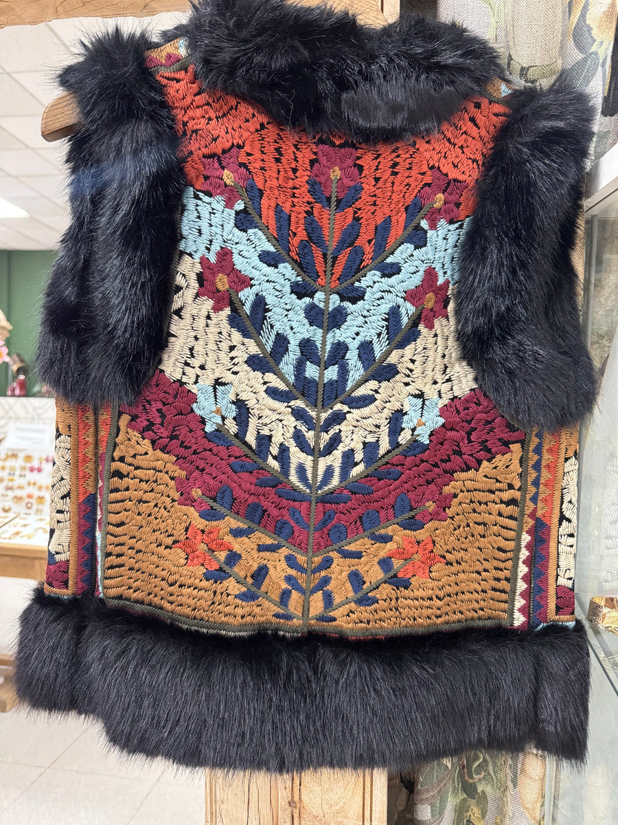 Chaleco Boho Bordado